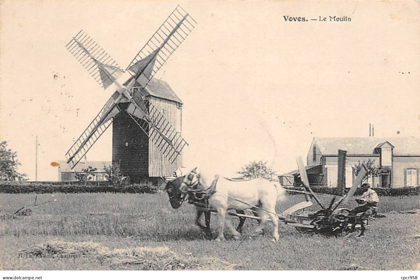 28 -  VOVES - SAN66745 - Le Moulin - Agriculture - Métier - Autres & Non Classés