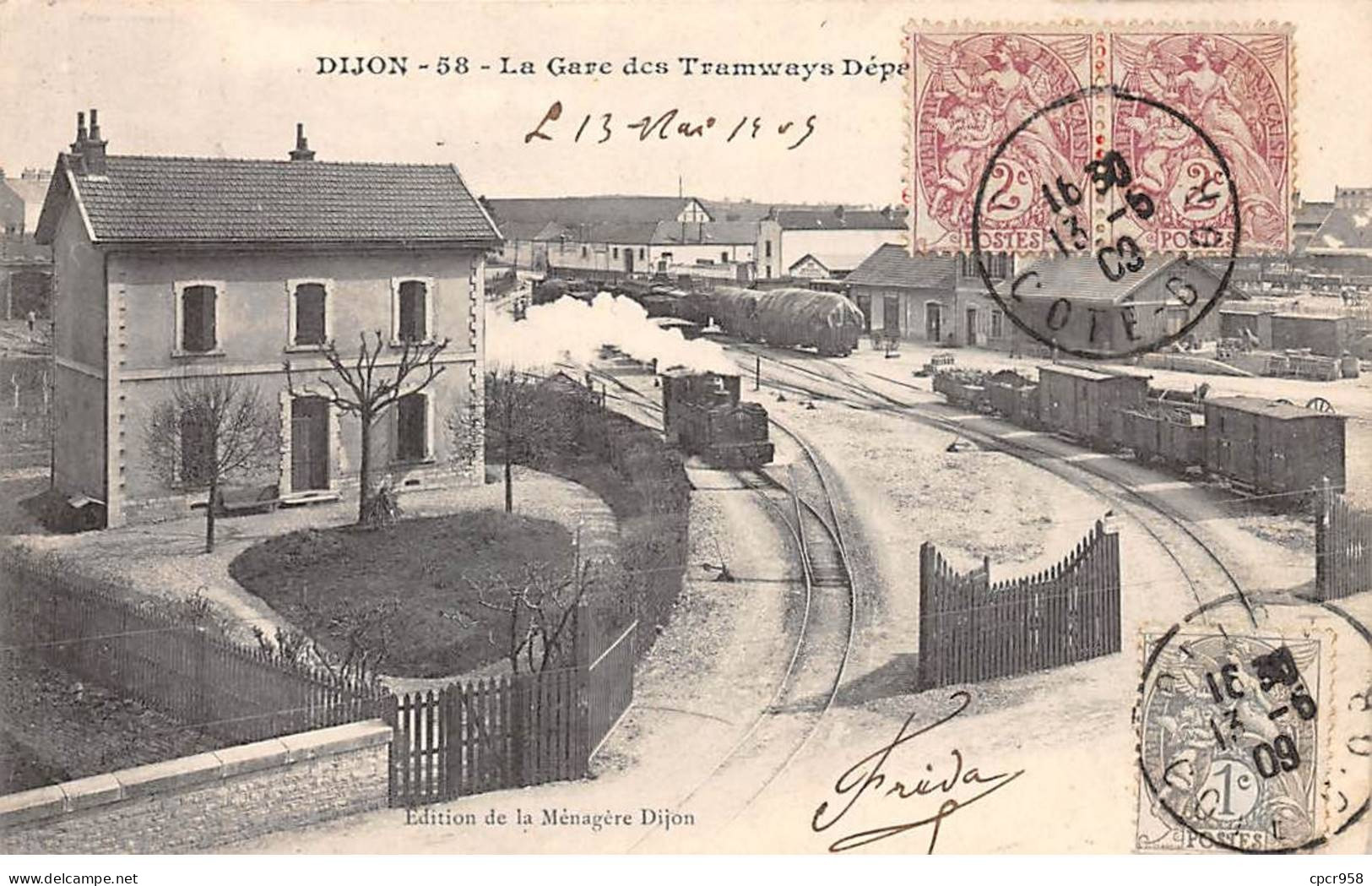 21 - DIJON - SAN66631 - La Gare Des Tramways Départ - Dijon