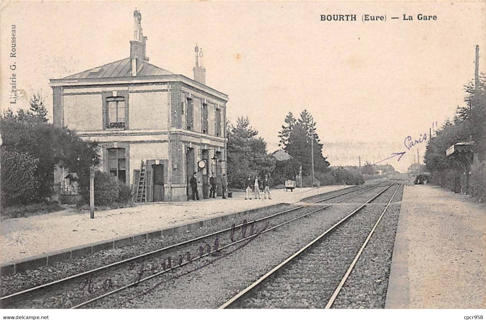 27 - BOURTH - SAN66696 - La Gare - Other & Unclassified