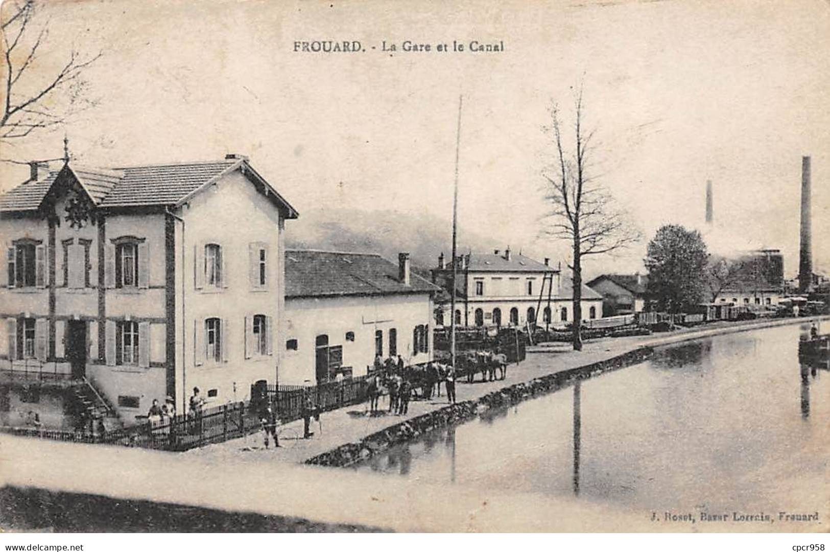 54 - FROUARD - SAN65368 - La Gare Et Le Canal - Frouard