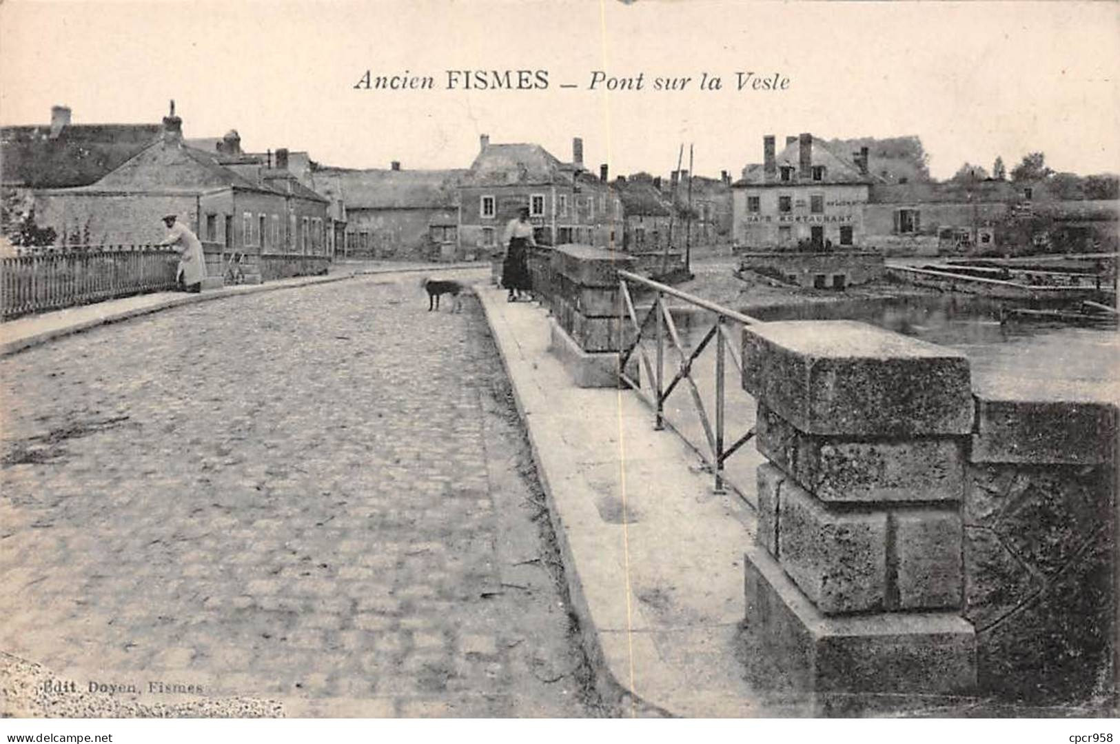 51 - FISMES - SAN65337 - Ancien Fismes - Pont Sur La Vesle - Fismes