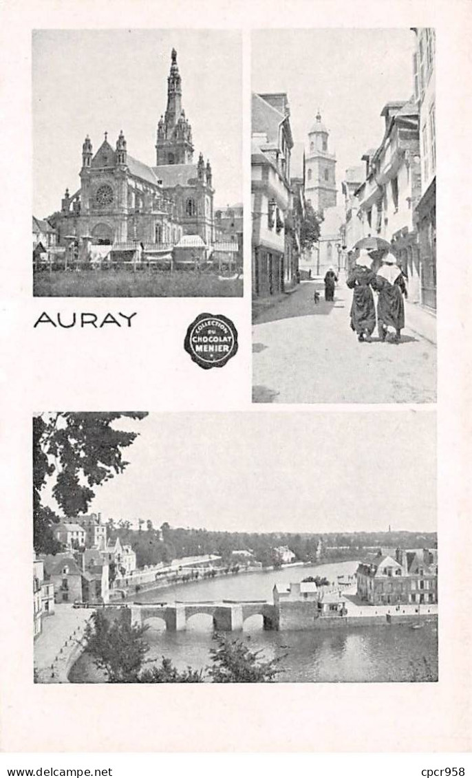 PUBLICITE - SAN65051 - Auray - Collection Du Chocolat Menier - Werbepostkarten
