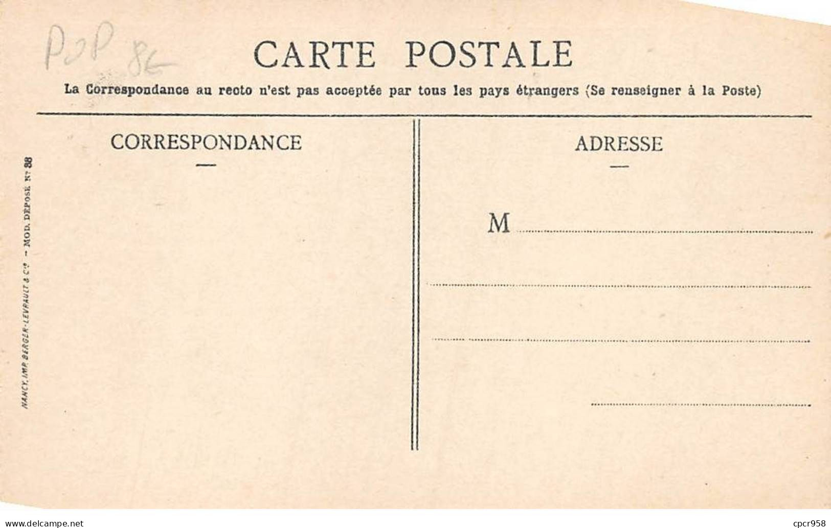 PUBLICITE - SAN65068 - Clermont Ferrand - Collection Du Chocolat Menier - Werbepostkarten