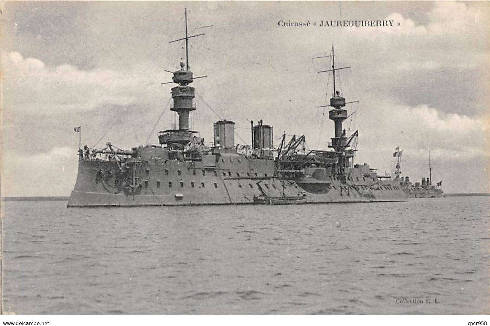 Bateaux - N°89111 - Cuirassé Jaureguiberry - Warships