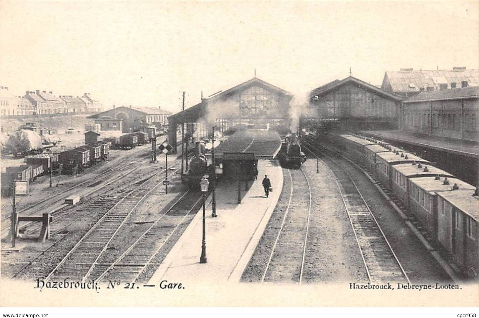 59 - HAZEBROUCK - SAN66884 - La Gare - Train - Hazebrouck