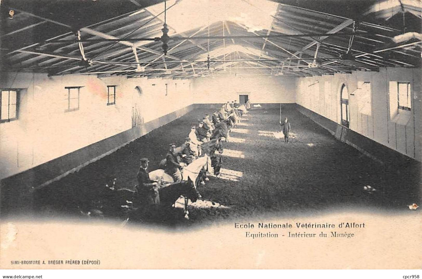 94 - ALFORT - SAN67769 - Ecole Nationale Vétérinaire - Equitation - Intérieur Du Manège - Alfortville