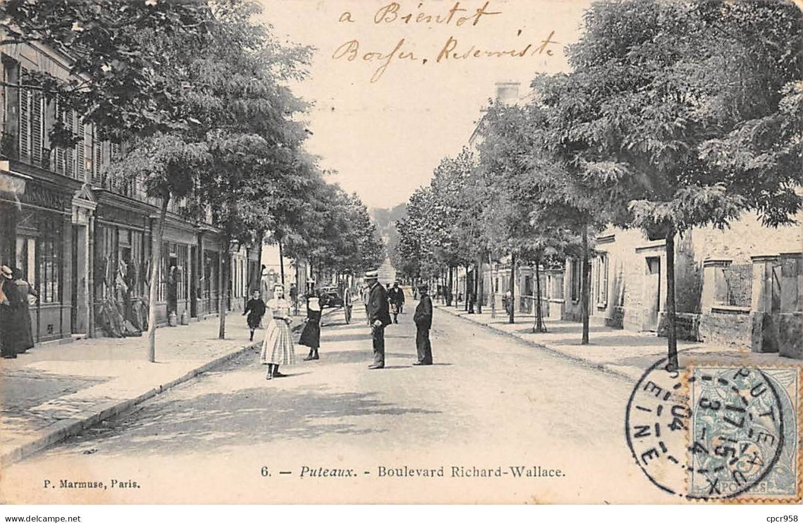 92 - PUTEAUX - SAN67648 - Boulevard Richard Wallace - Pli - Puteaux
