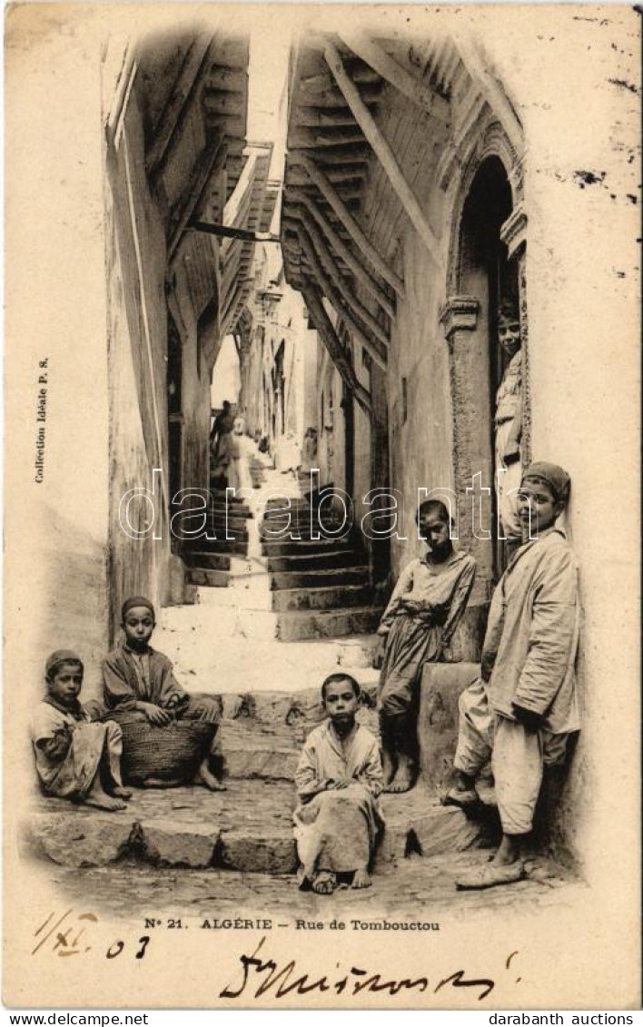 T2/T3 1903 Algérie, Rue De Tombouctou / Algerian Folklore (fl) - Unclassified