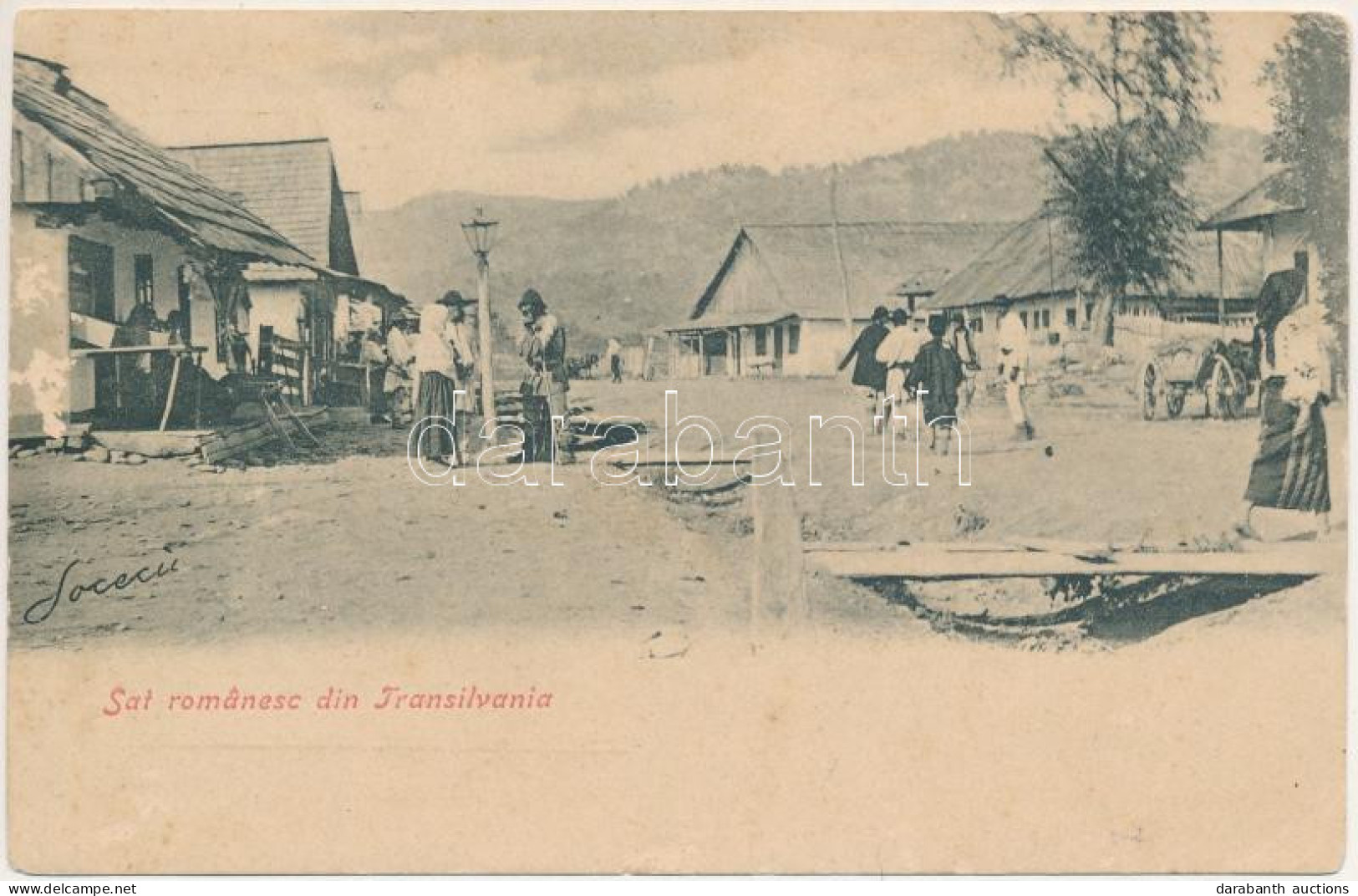 * T3 Sat Romanesc Din Transilvania / Román Falu Erdélyben / Romanian Village In Transylvania (felületi Sérülés / Surface - Unclassified
