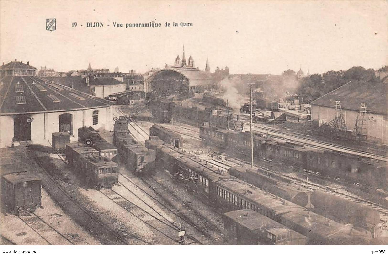 21 - DIJON - SAN66634 - Vue Panoramique De La Gare - Dijon