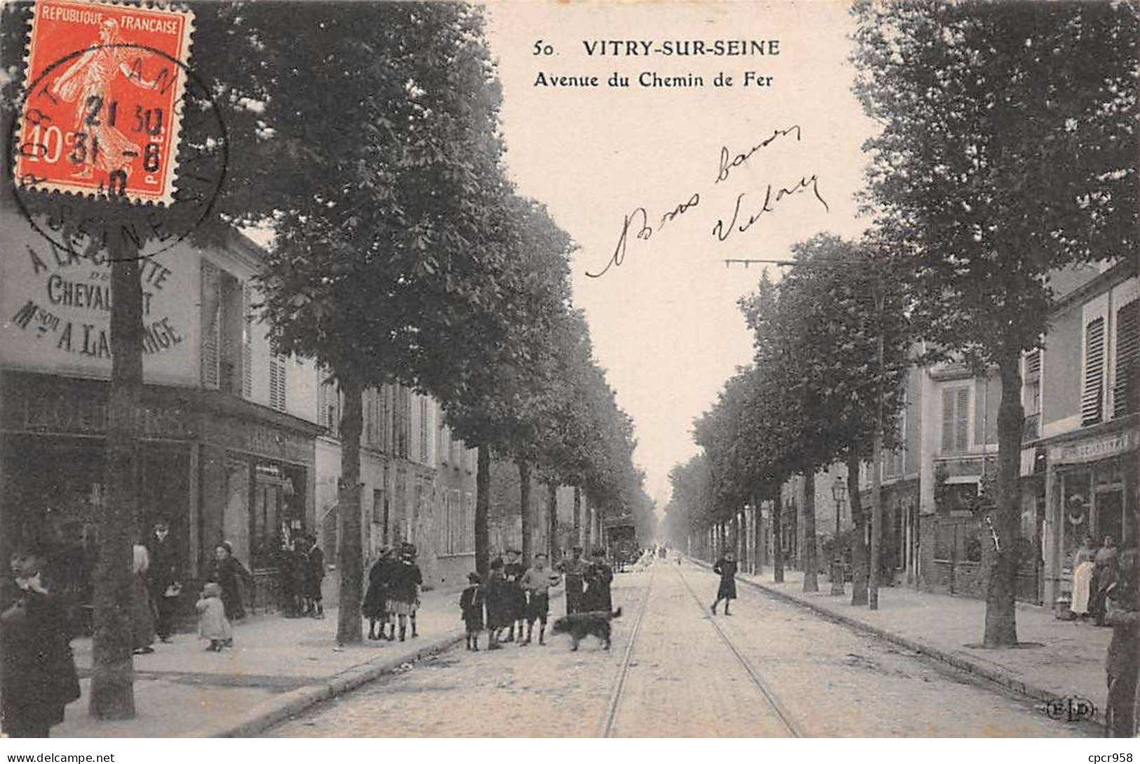 94 - VITRY SUR SEINE - SAN67735 - Avenue Du Chemin De Fer - Vitry Sur Seine