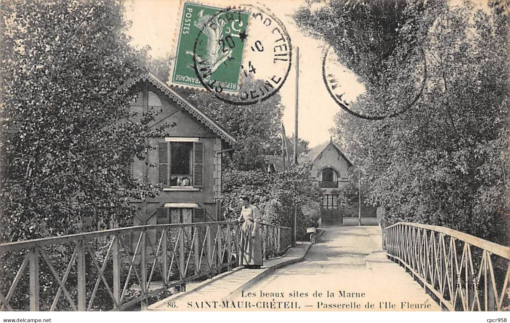 94 - SAINT MAUR CRETEIL - SAN67753 - Passerelle De L'Ile Fleurie - Saint Maur Des Fosses