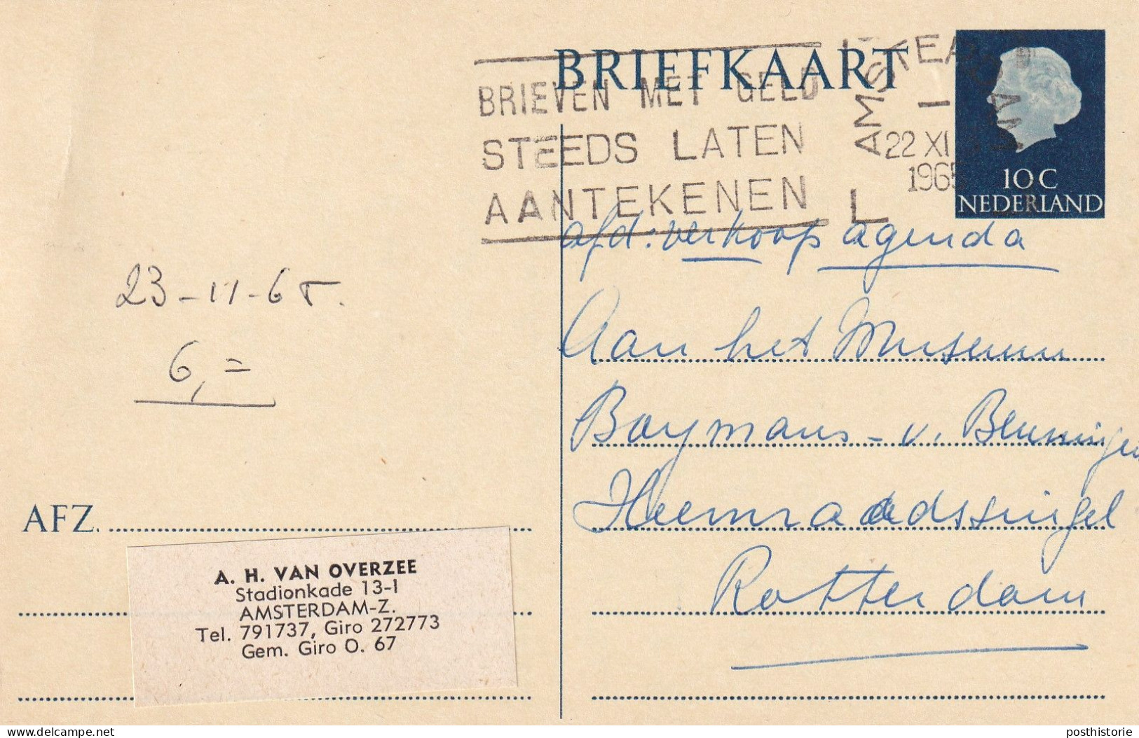 20 verschillende gebruikte briefkaarten 1948 / 1980