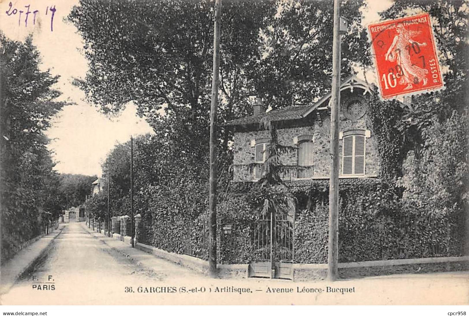 92 - GARCHES - SAN67705 - Artistique - Avenue Léonce Bucquet - Garches