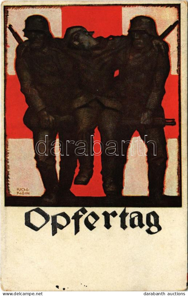 ** T2/T3 Opfertag 1917 Bayer. Landeskomitee Vom Roten Kreuz. Kunstanstalt O. Consée / Első Világháborús Német Katonai Vö - Zonder Classificatie