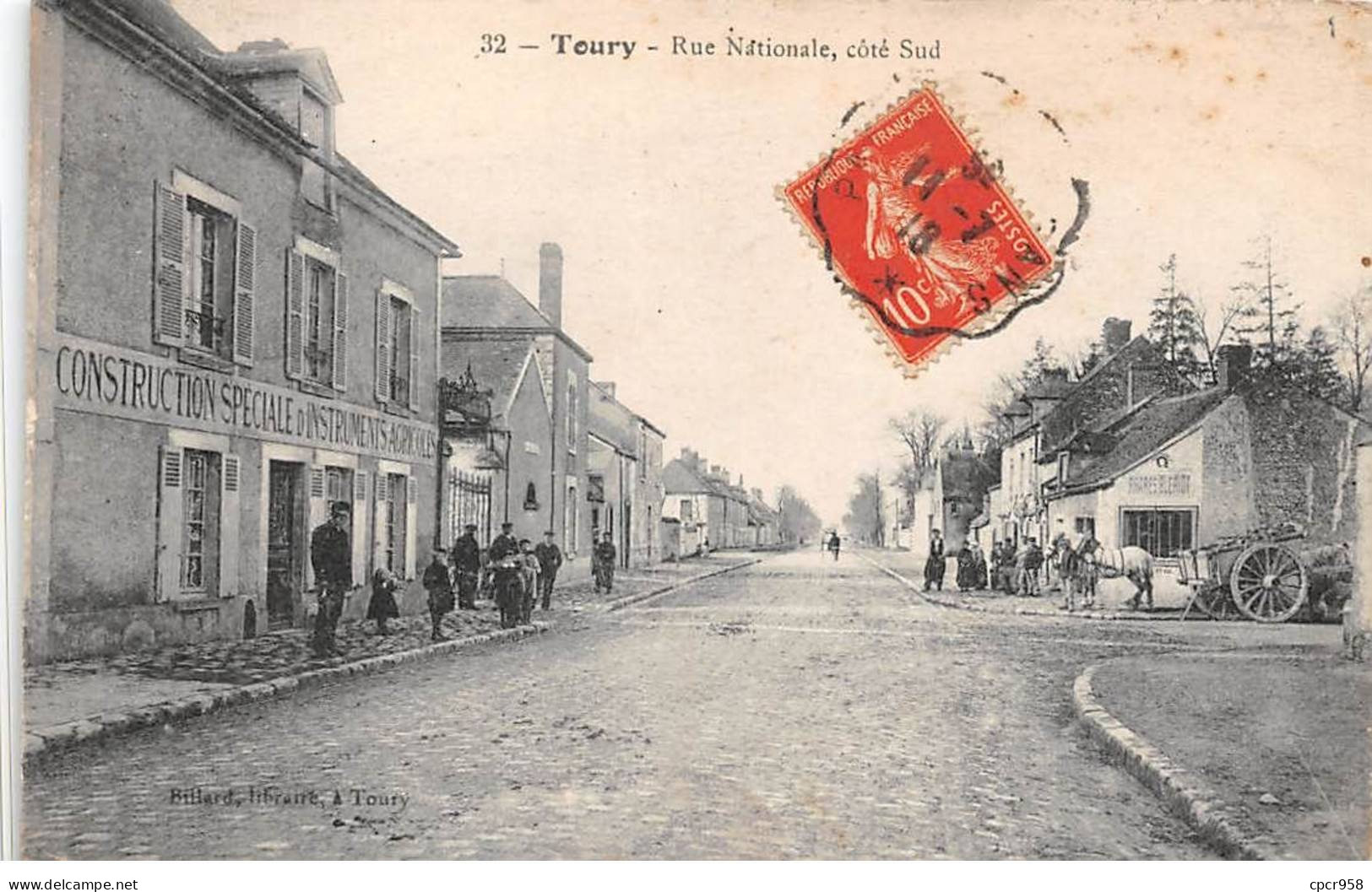 77 - SOUPPES - SAN67293 - La Rue De La République - Souppes Sur Loing