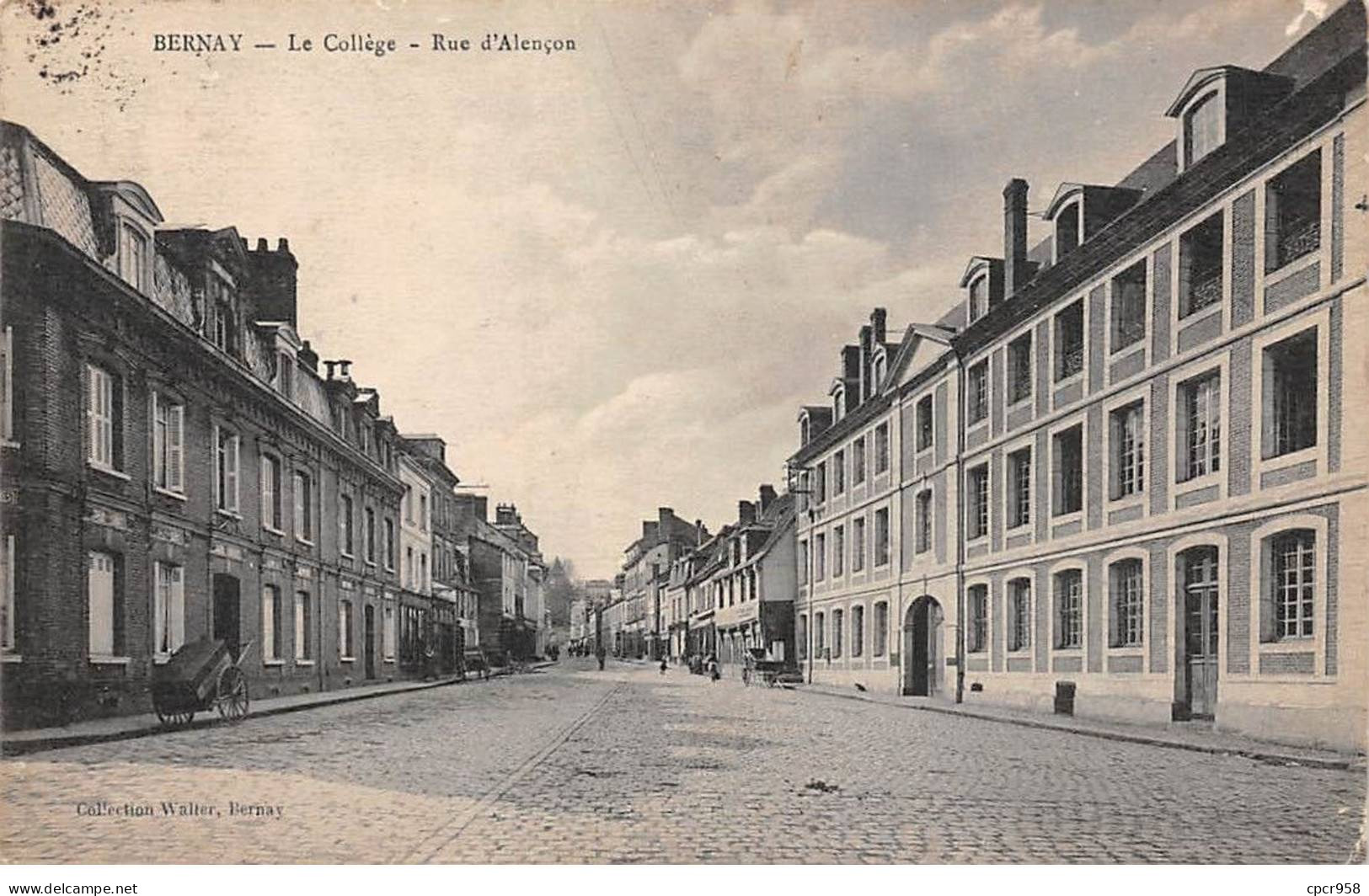 27 - BERNAY - SAN66713 - Le Collège - Rue D'Alençon - Bernay