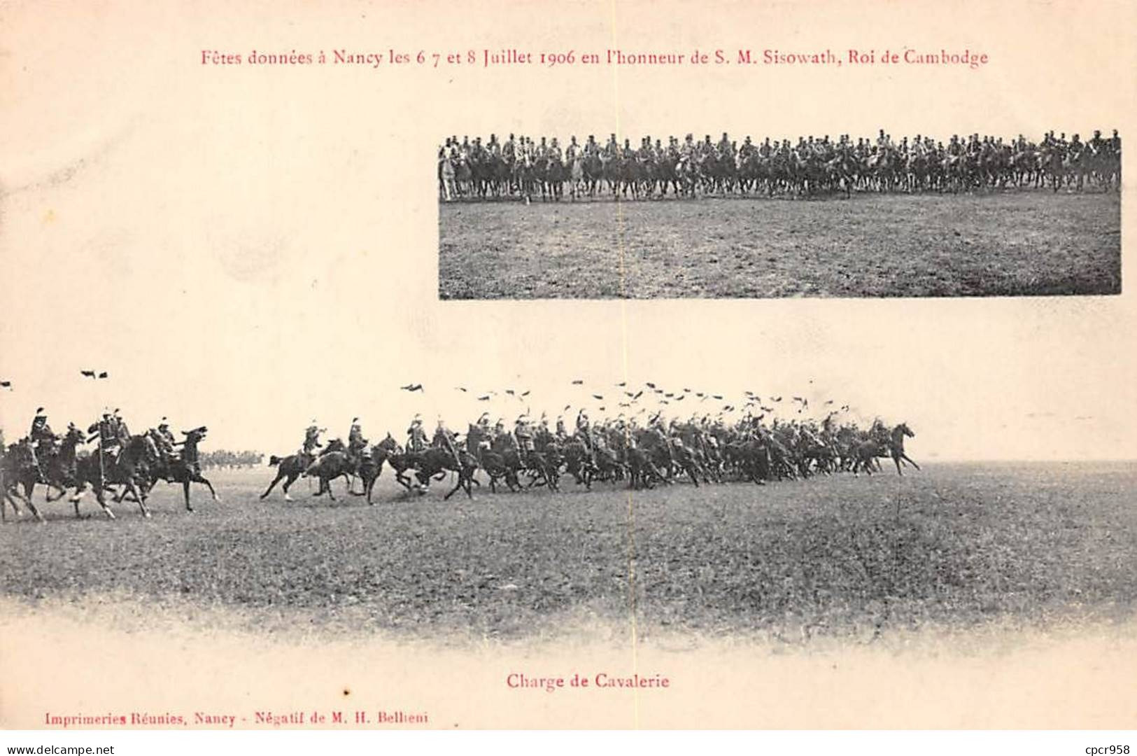 54 - NANCY - SAN65356 - Fête Donnée En L'honneur De SM Sisowath, Roi Cambodge - Juillet 1906 - Nancy