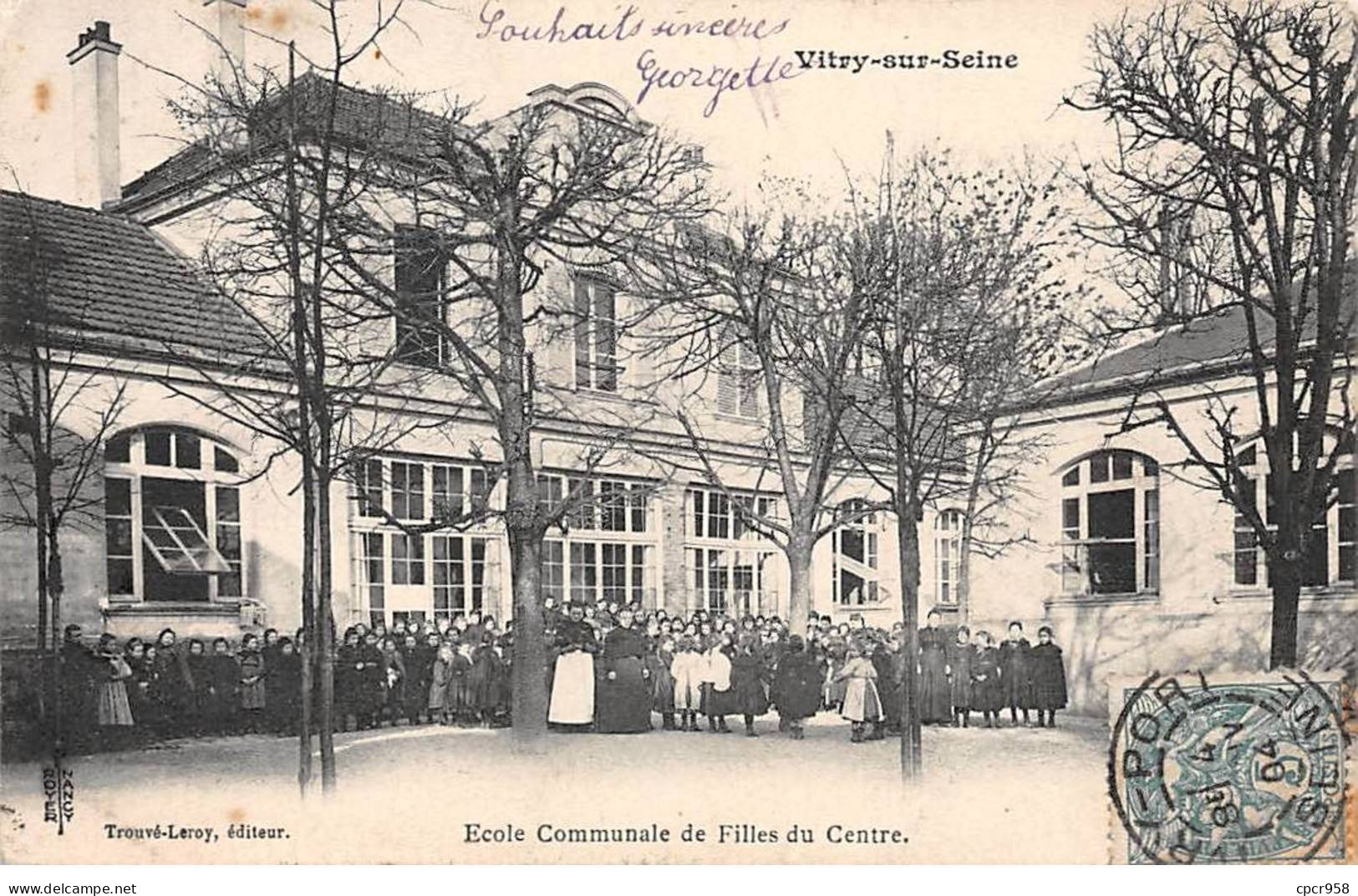 94 - VITRY SUR SEINE - SAN67734 - Ecole Communale De Filles Du Centre - Vitry Sur Seine