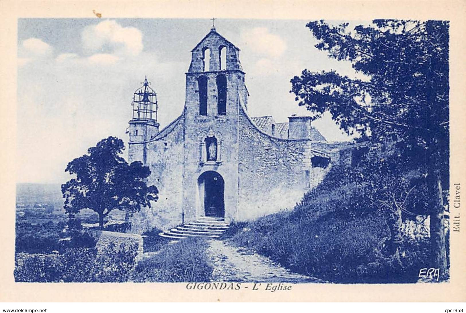 84 - GIGONDAS - SAN67499 - L'Eglise - Autres & Non Classés