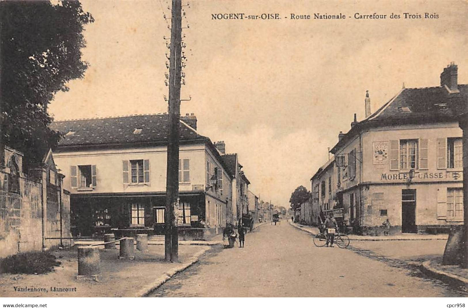 60 - NOGENT SUR OISE - SAN66982 - Route Nationale - Carrefour Des Trois Rois - Nogent Sur Oise