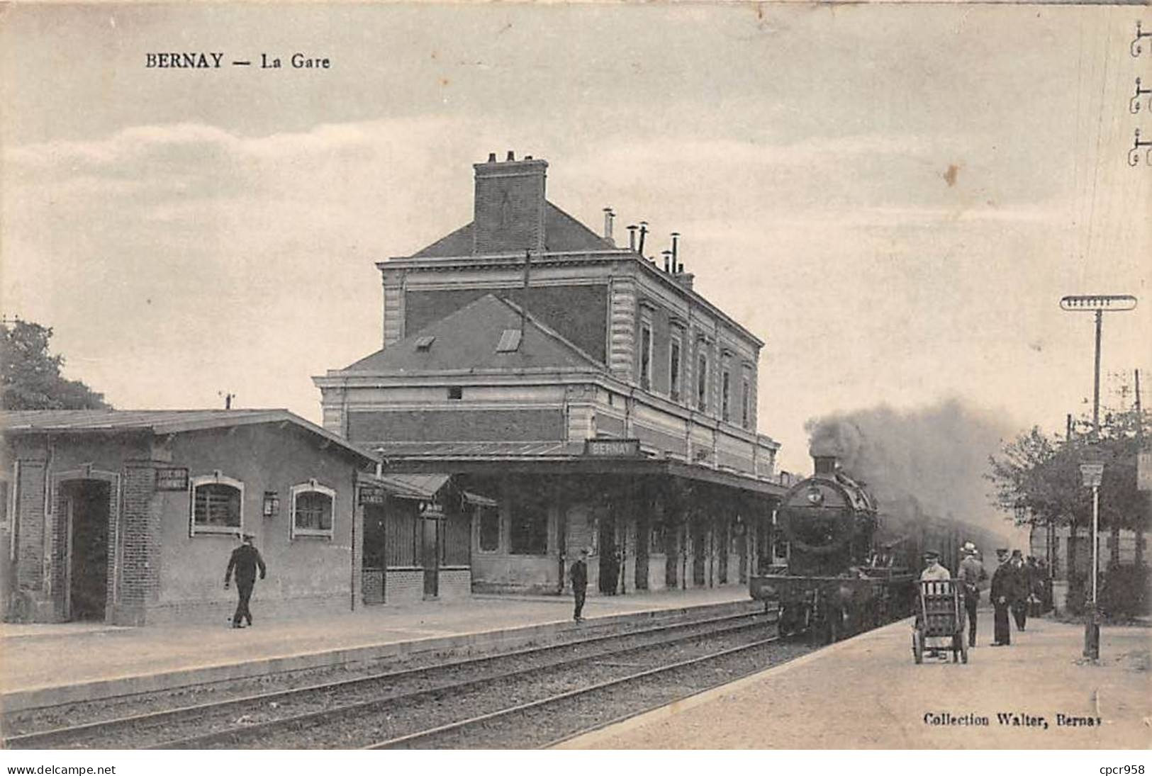 27 - BERNAY - SAN66712 - La Gare - Train - Bernay