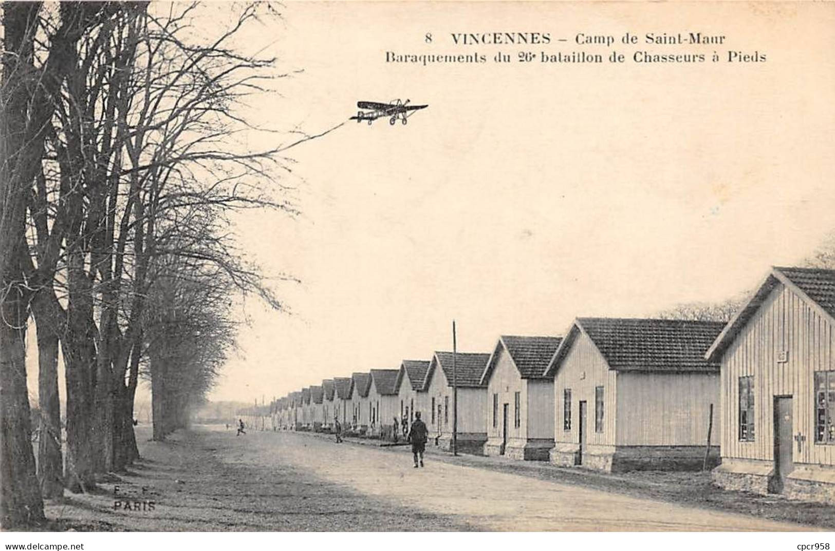 94 - VINCENNES - SAN67782 - Camp De Saint Maur - Baraquement Du 26e Bataillon De Chasseurs à Pieds - Vincennes