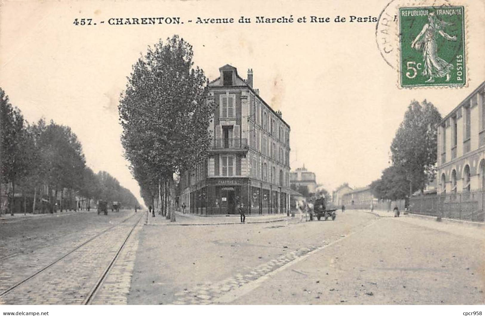 94 - CHARENTON - SAN67726 - Avenue Du Marché Et Rue De Paris - Charenton Le Pont