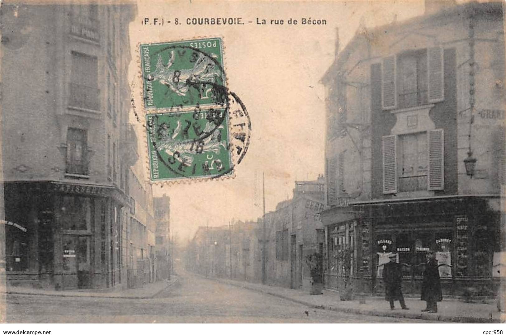 92 - COURBEVOIE - SAN67718 - La Rue De Bécon - Courbevoie