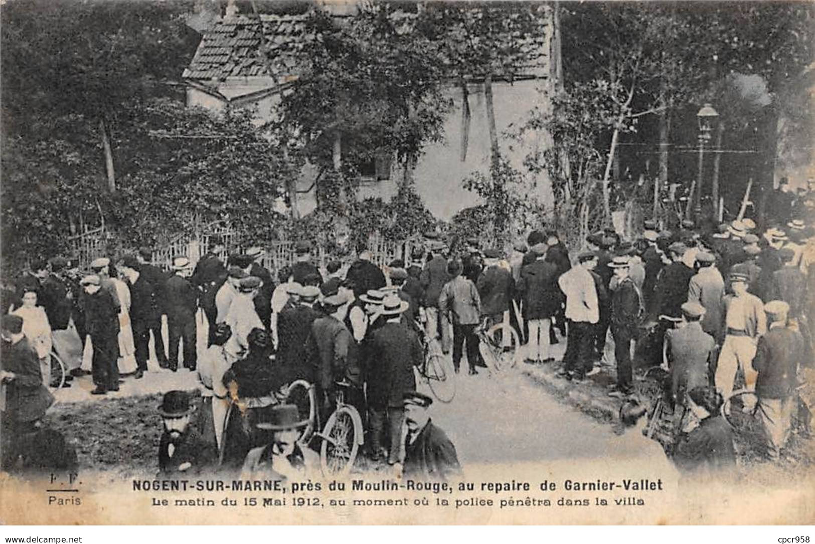 94 - NOGENT SUR MARNE - SAN67781 - Près Du Moulin Rouge - Au Repaire De Garnier Vallet - En L'état - Nogent Sur Marne