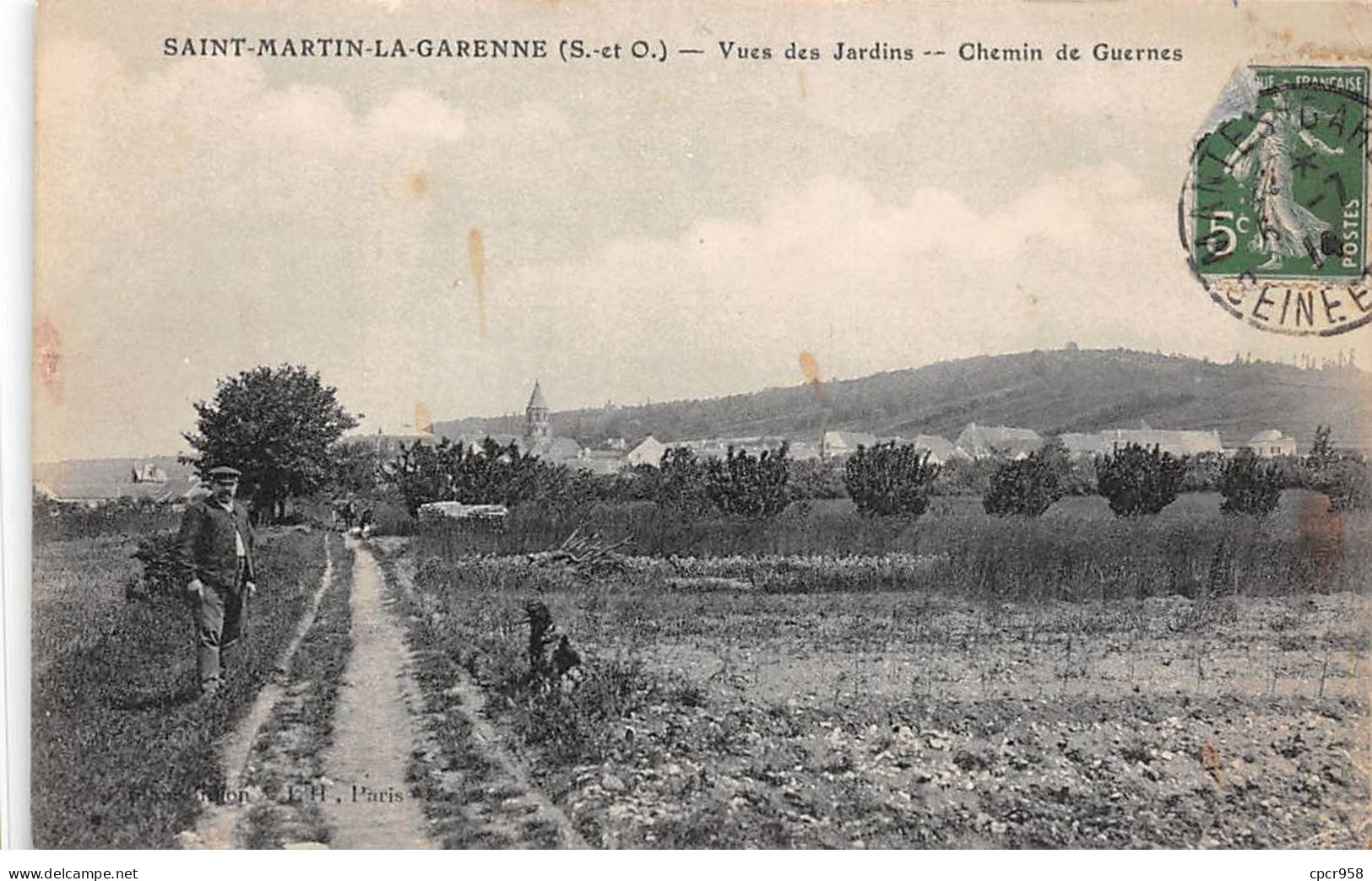 78 - SAINT MARTIN LA GARENNE - SAN67402 - Vues Des Jardins - Chemin De Guernes - Otros & Sin Clasificación