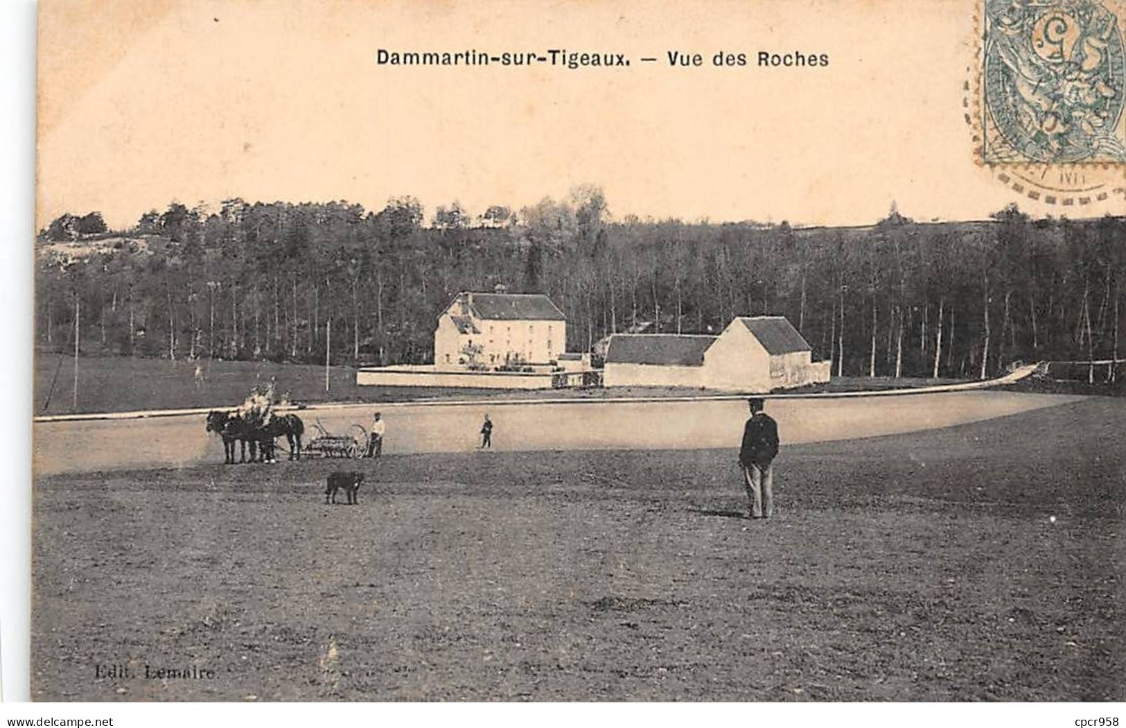 77 - DAMMARTIN SUR TIGEAUX - SAN67357 - Vue Des Roches - Agriculture - Autres & Non Classés