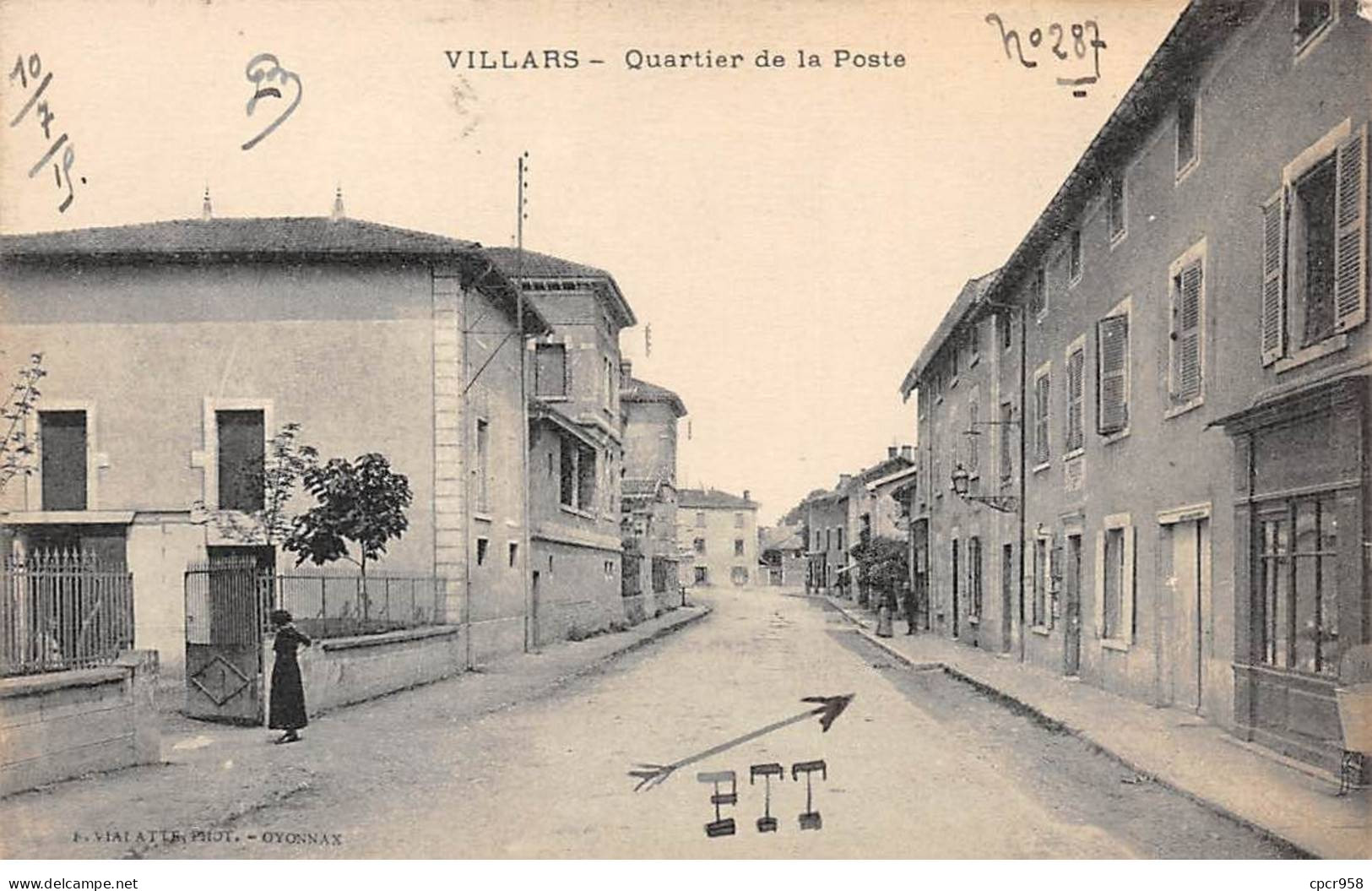 01 - VILLARS - SAN65110 - Quartier De La Poste - Villars-les-Dombes
