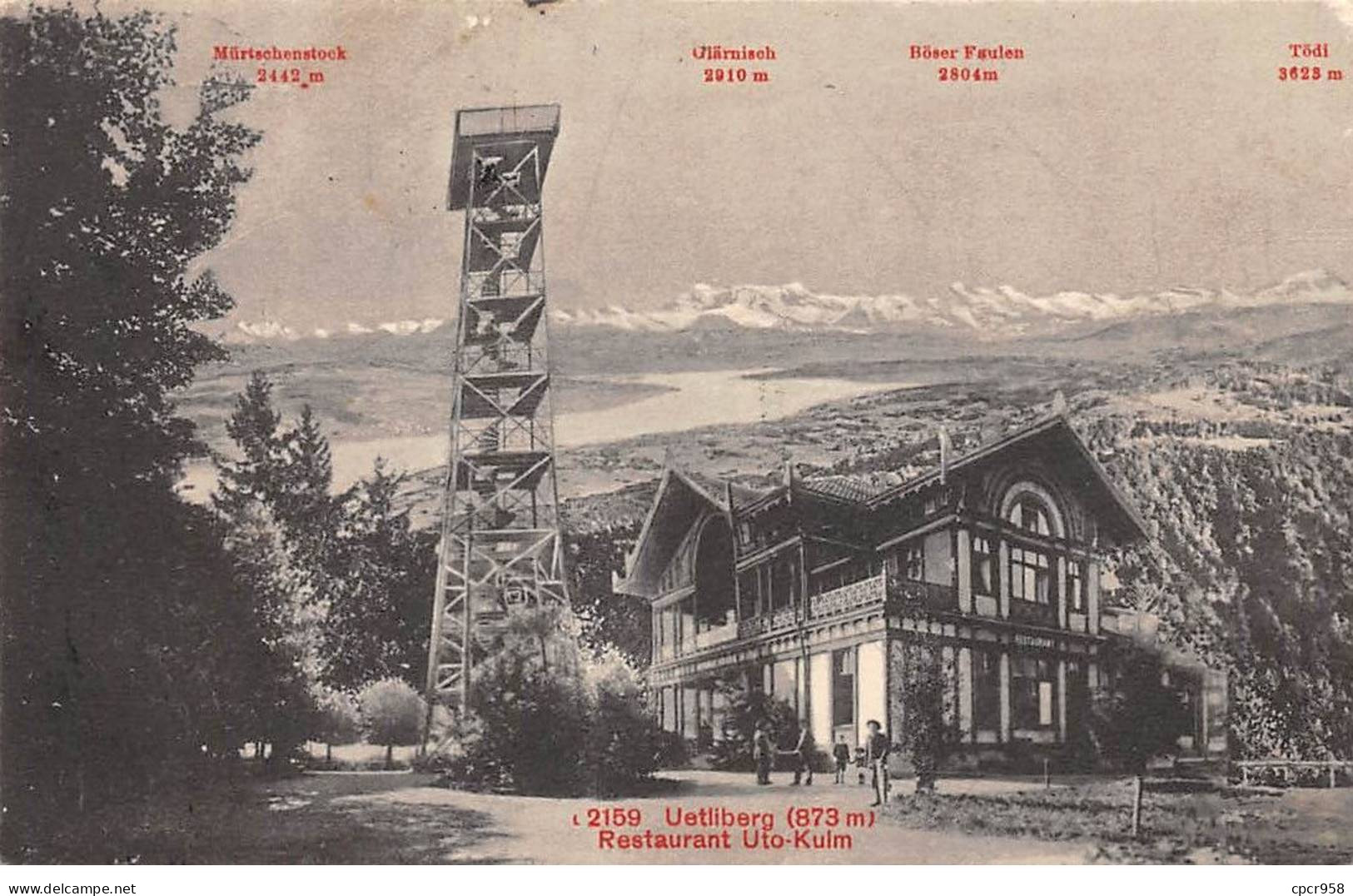 Suisse - N°89247 - Uetliberg Restautant Uto-Kuim - Other & Unclassified