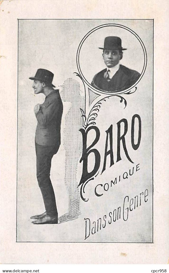 Cirque - N°89168 - Baro Comique Dans Son Genre - Carte Déchirée Vers Le Haut Côté Gauche - Circus