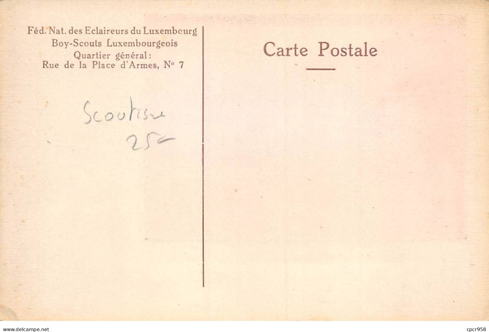 Scoutisme - N°89178 - Féd. Nat. Des Eclaireurs Du Luxembourg - Toilette Du Matin - Scoutisme