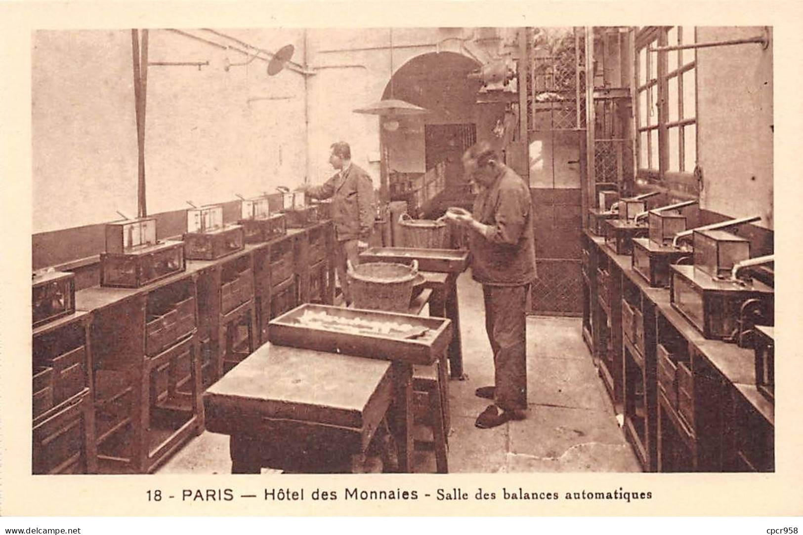 Métiers - N°89205 - Paris - Hôtel Des Monnaies N°18 - Salle Des Balances Automatiques - Industry