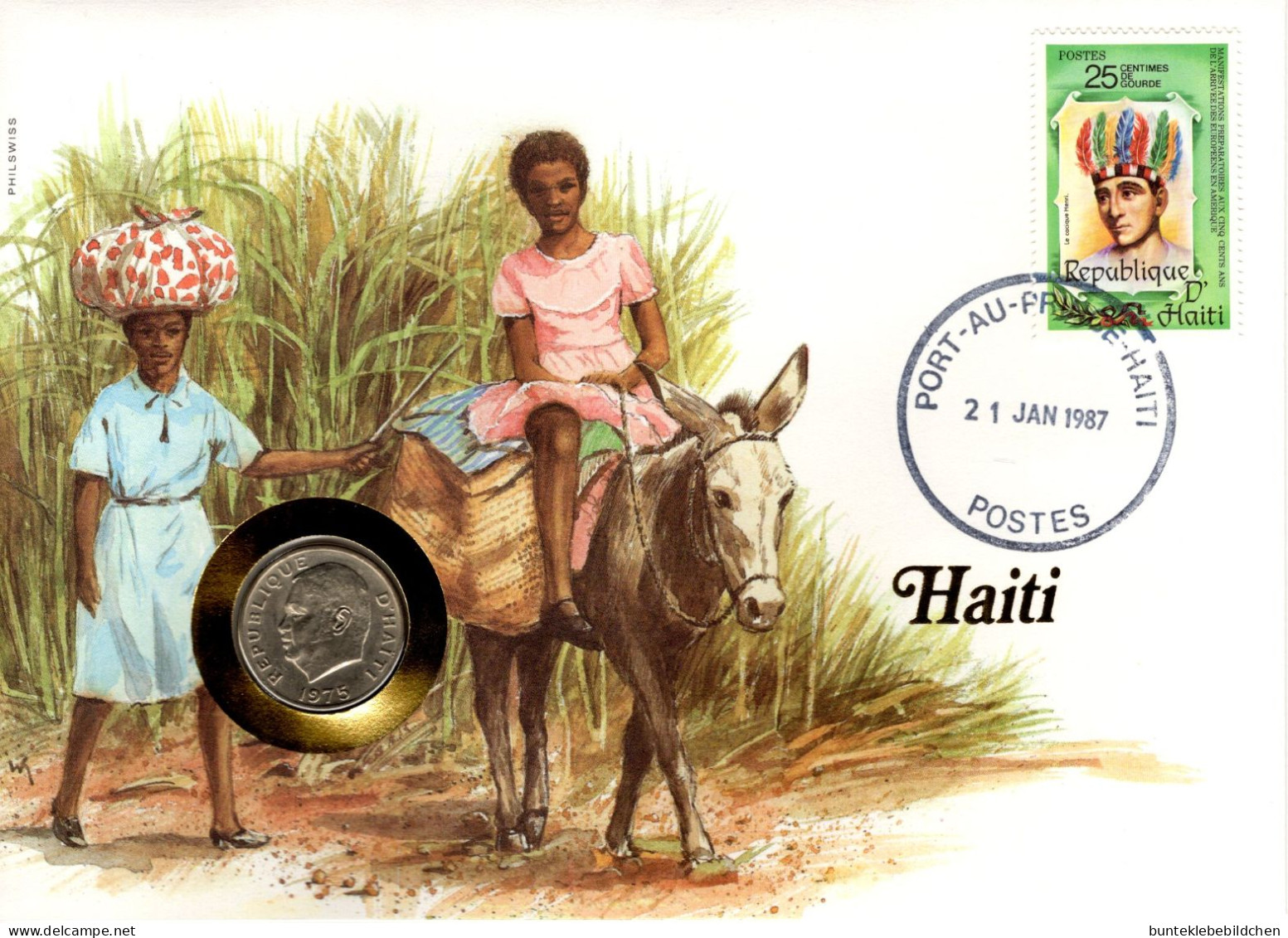 Numisbrief - Haiti - Haití