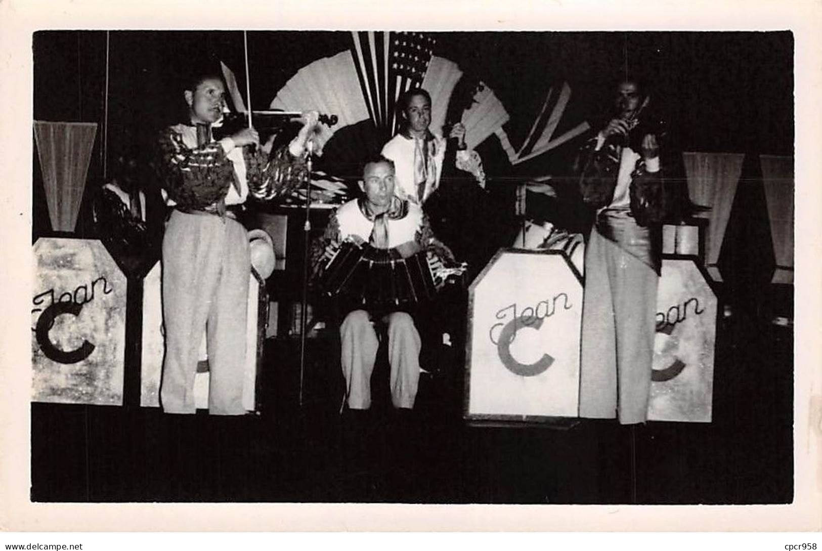 Spectacle - N°89219 - Musique - L'Orchestre Jean Contel - Carte Photo - Music And Musicians