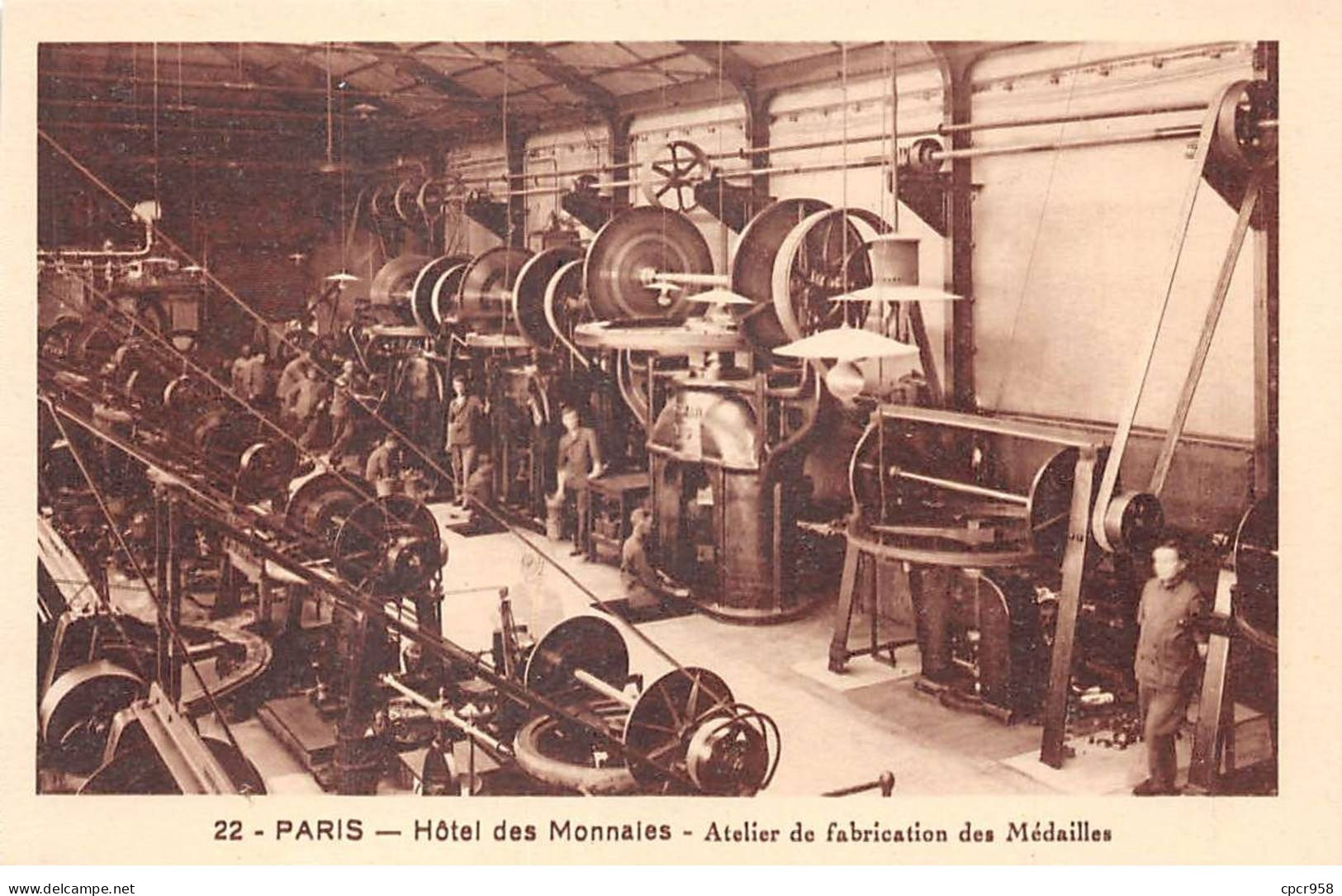 Métiers - N°89202 - Paris - Hôtel Des Monnaies N°22 - Atelier De Fabrication Des Médailles - Industrie