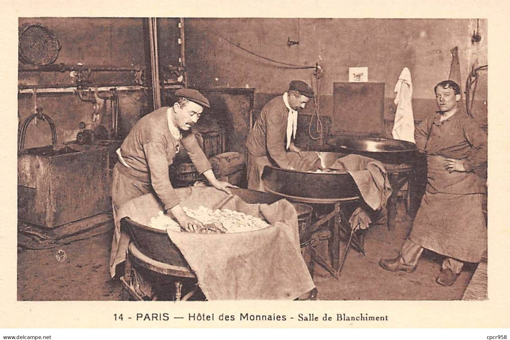 Métiers - N°89201 - Paris - Hôtel Des Monnaies N°14 - Salle De Blanchiment - Industrial