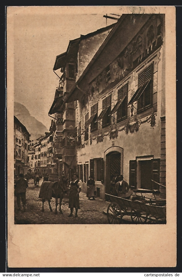 Cartolina Bolzano, Via Dei Bottai  - Bolzano (Bozen)