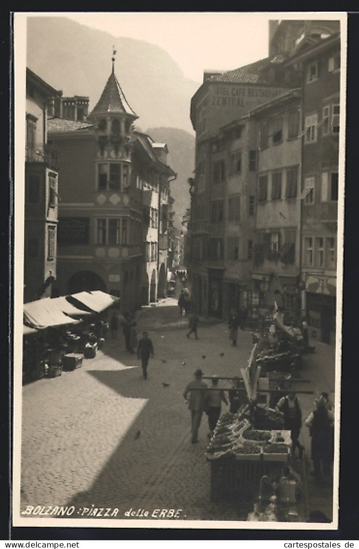 Cartolina Bolzano, Piazza Delle Erbe  - Bolzano (Bozen)