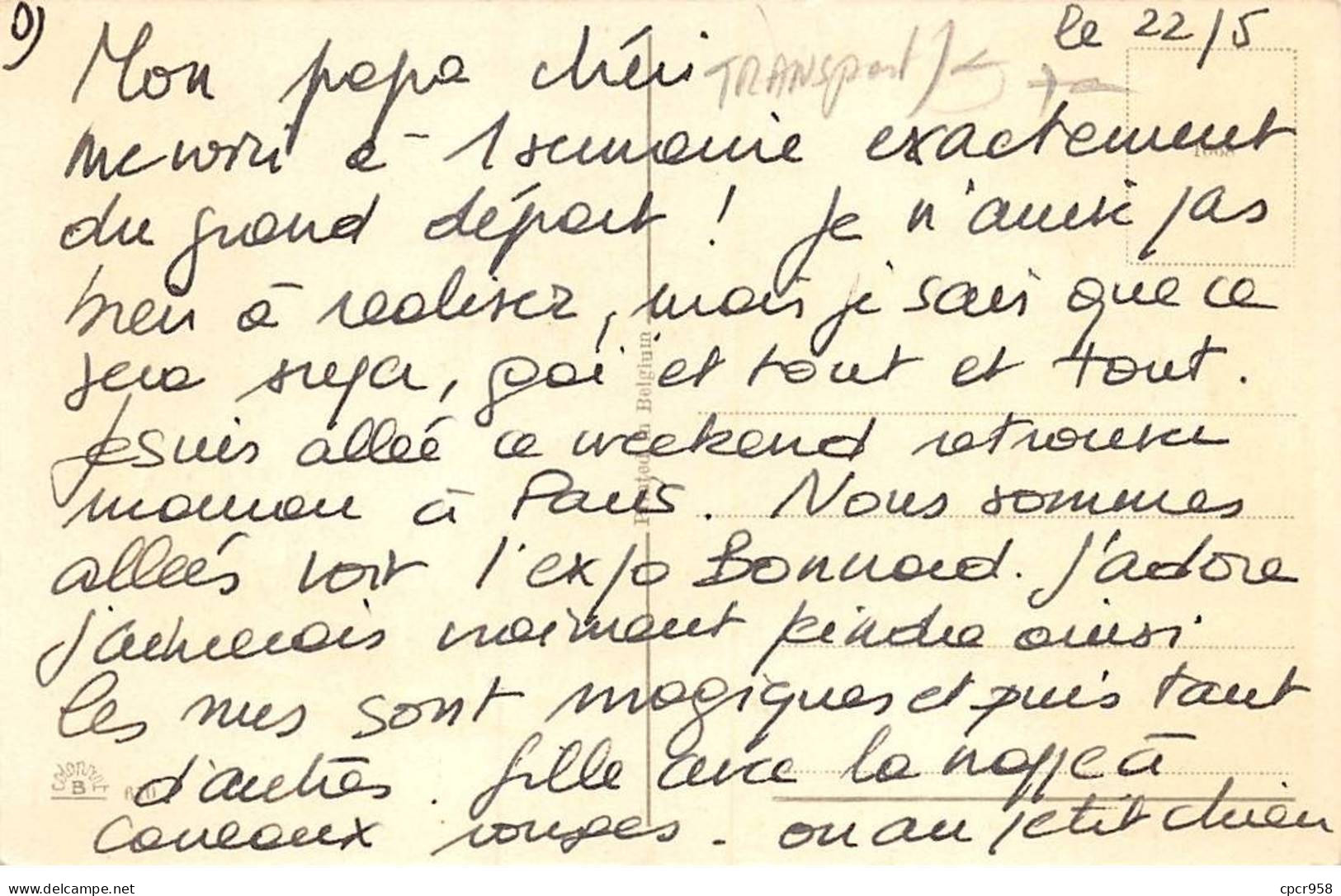 Automobile - N°89147 - Autobus Au Fond Un Moulin à Vent - Autobus & Pullman