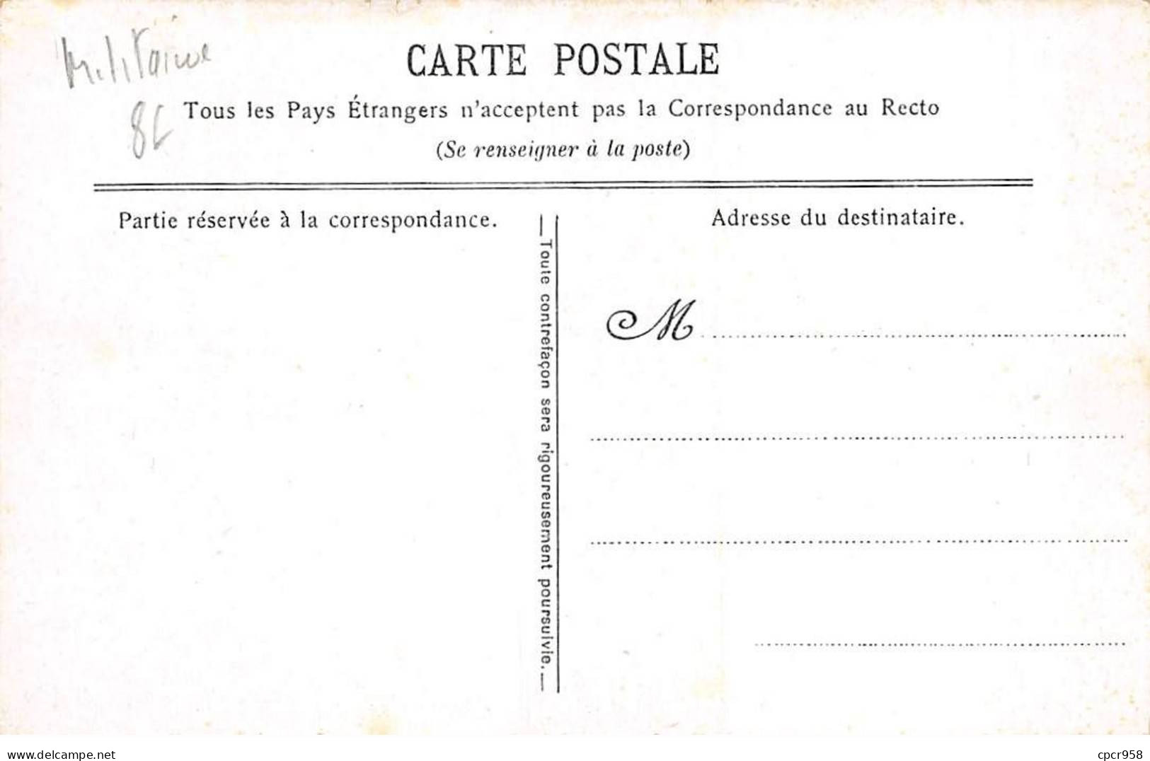 Militaire - N°88921 - Mon étendard - Honneur Et Patrie - Drapeau Français - Patriotic