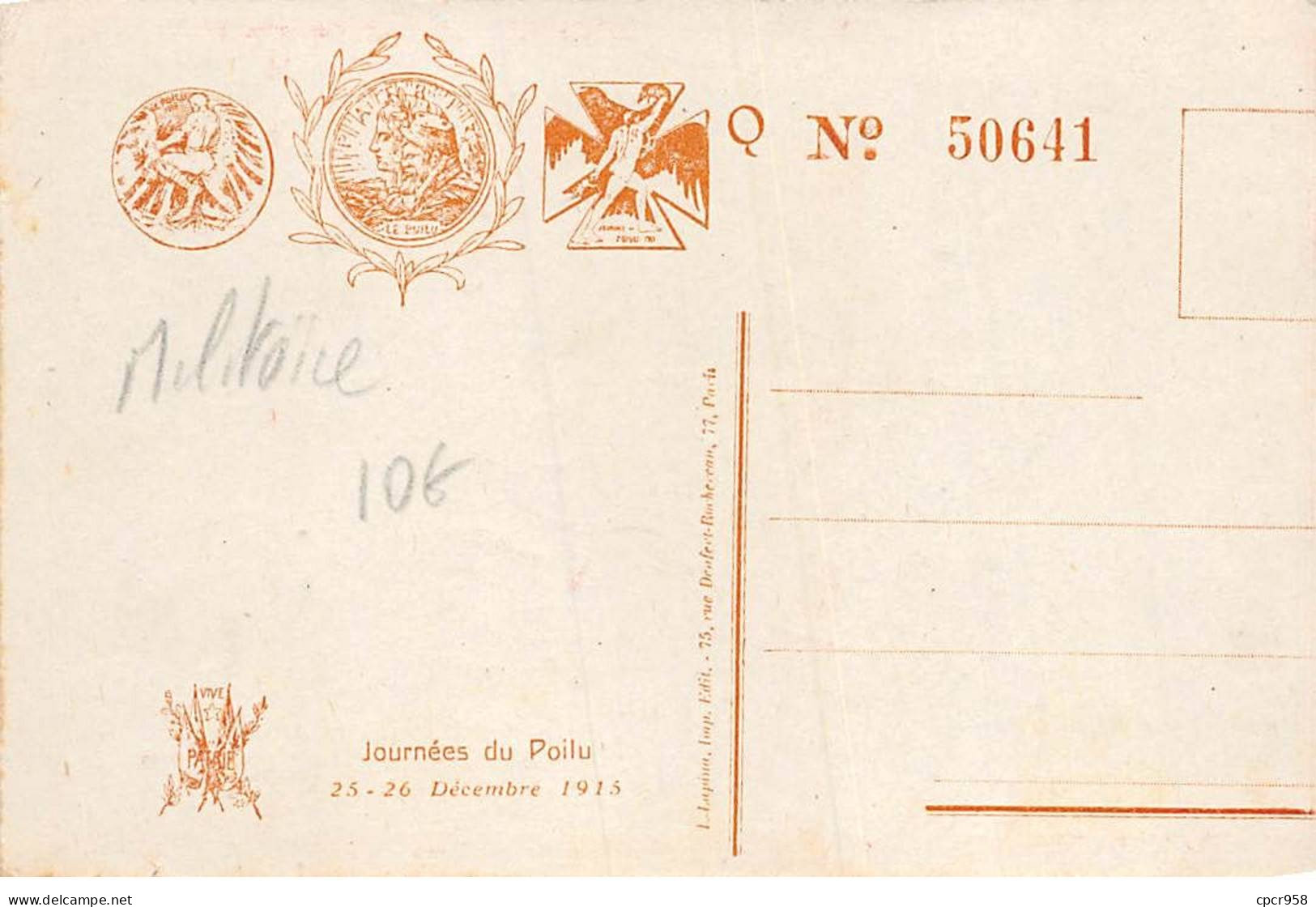 Militaire - N°88915 - Journée Du Poilu 25 Et 26 Décembre 1915 - Pour Que Papa Vienne En Permission ... - Patriotiques