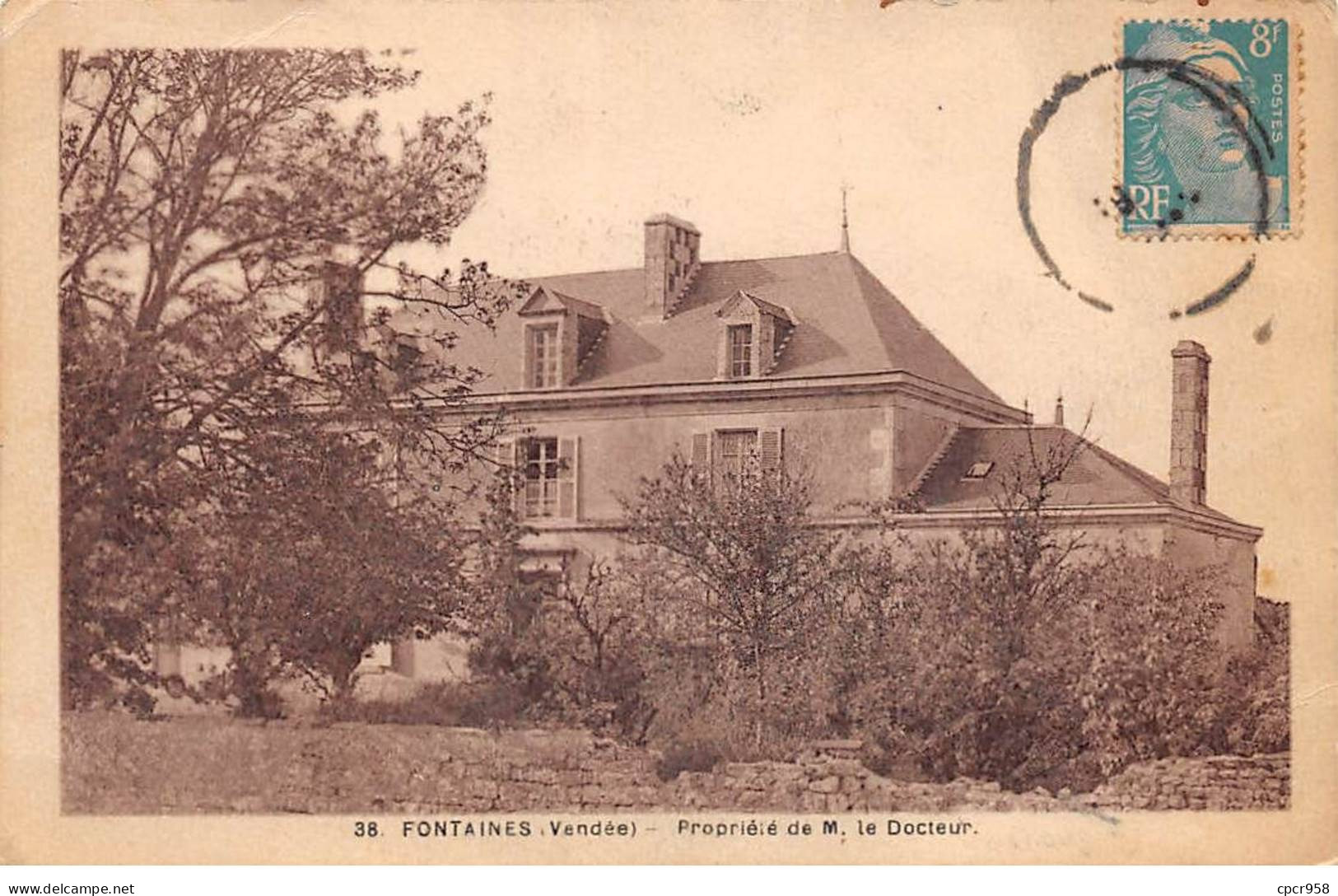 85 - FONTAINES - SAN67573 - Propriété De M Le Docteur - Other & Unclassified