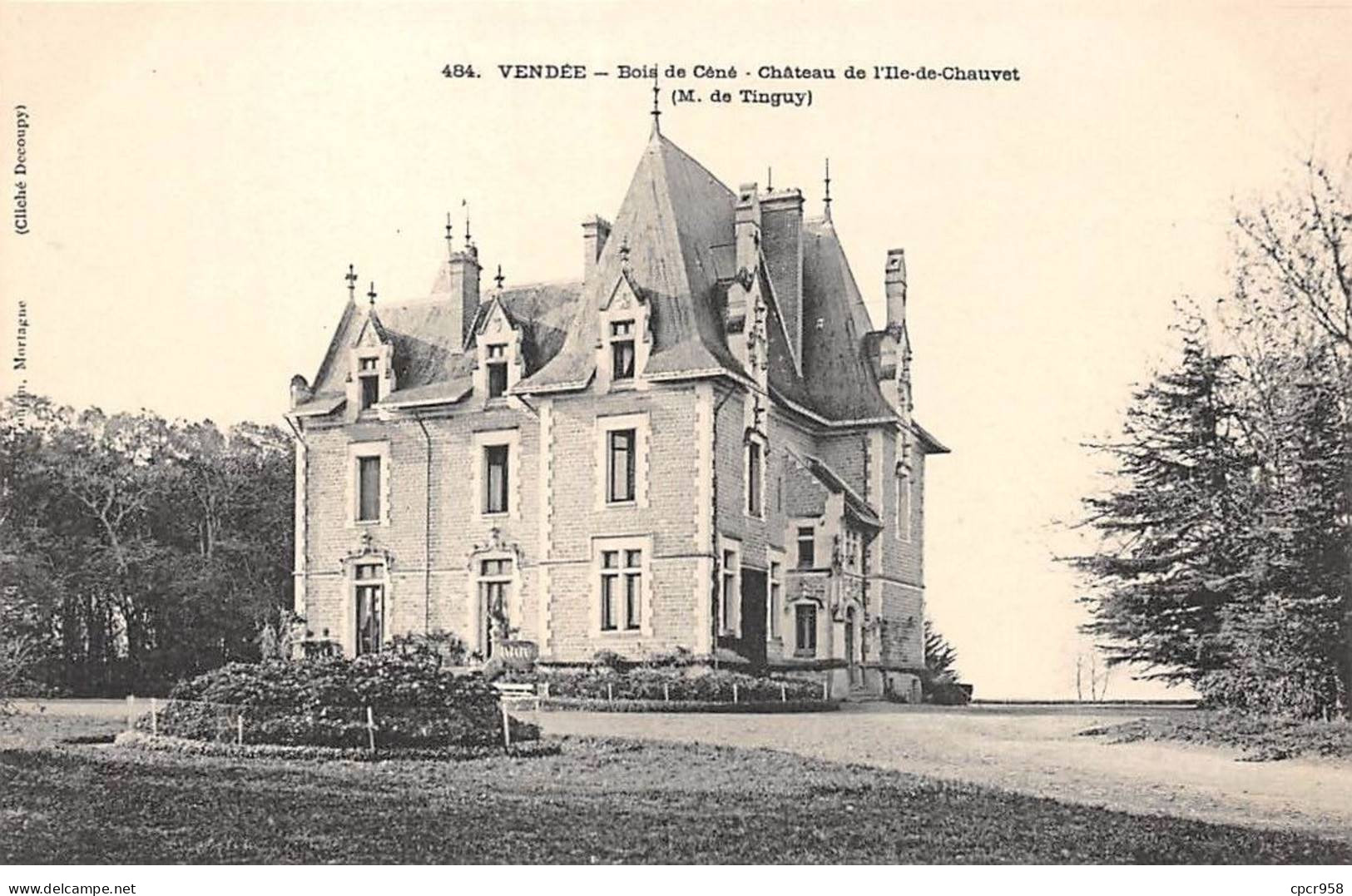 85 - BOIS DE CENE - SAN67575 - Château De L'Ile De Chauvet - M De Tinguy - Other & Unclassified