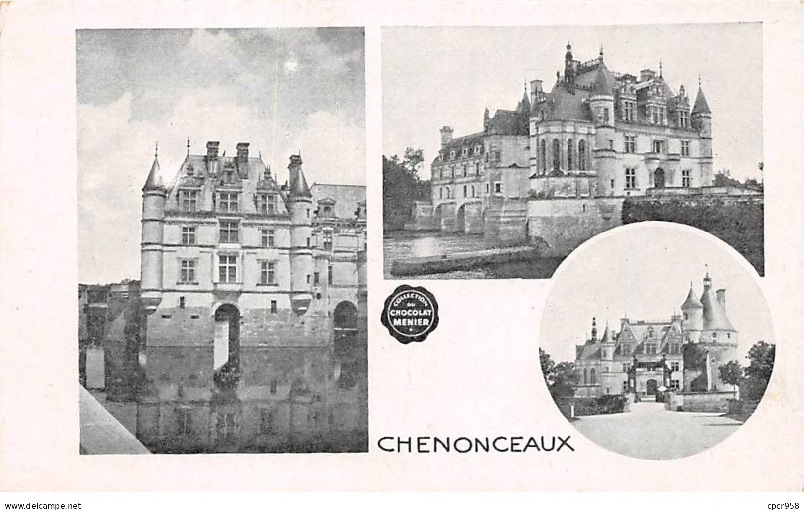 PUBLICITE - SAN65034 - Chenonceaux - Collection Du Chocolat Menier - Werbepostkarten