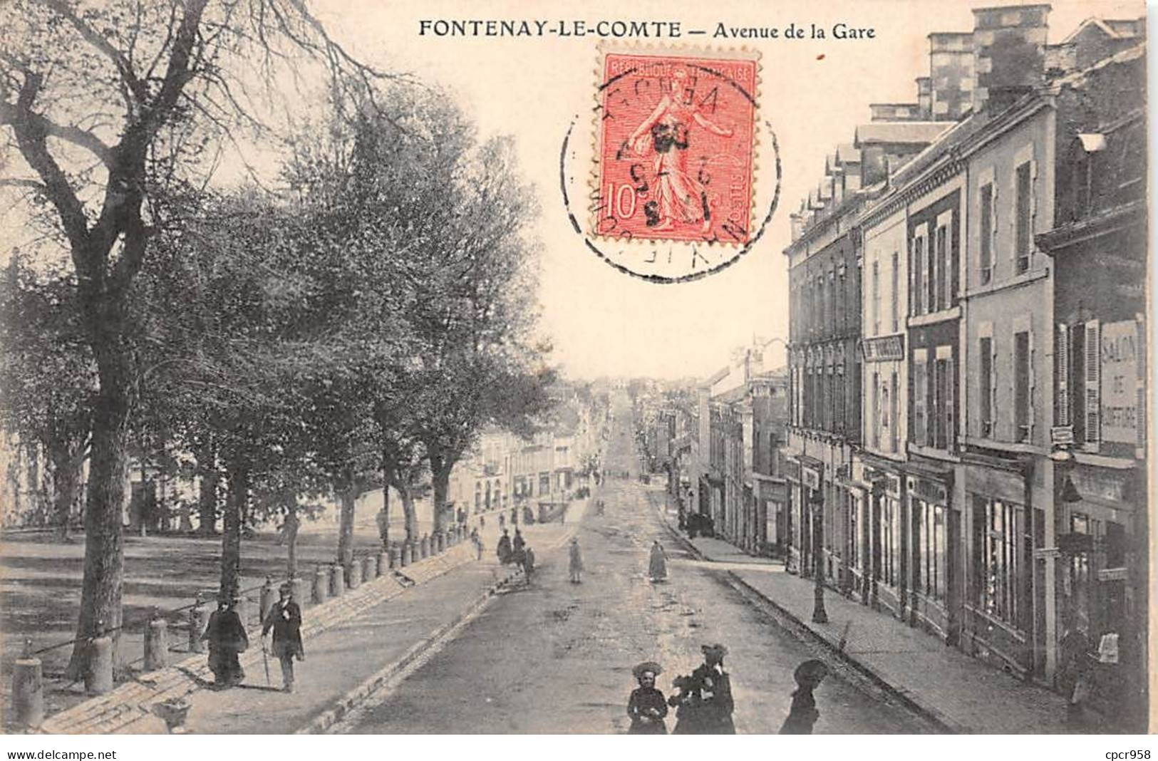 85 - FONTENAY LE COMTE - SAN67566 - Avenue De La Gare - Fontenay Le Comte